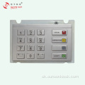 Číselná podložka na šifrovanie PIN pre platobný kiosk